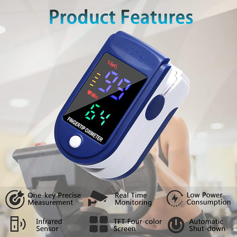Blood Pressure Medical Finger Pulse Oximeter