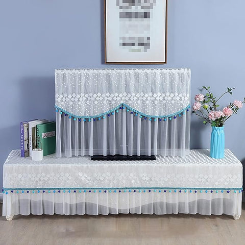 Embroidered lace Television dust cover Soft Fabric