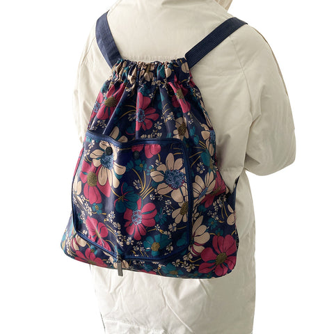 Foldable Drawstring Backpack