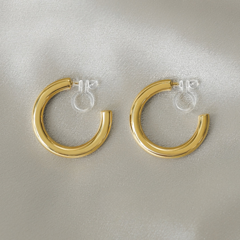 Alia Clip-On Hoop Earrings (PACK OF 10)