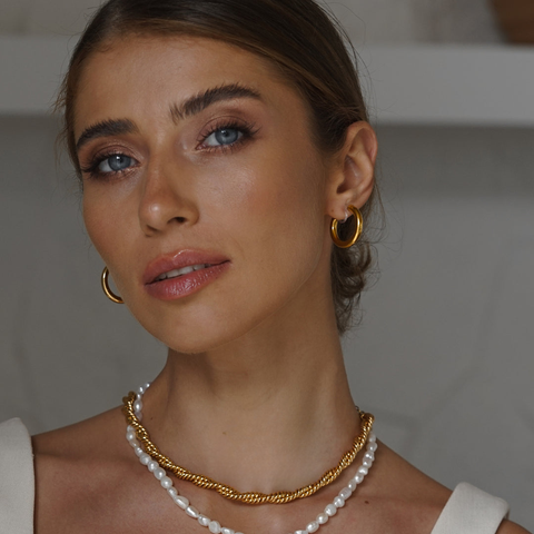 Alia Clip-On Hoop Earrings (PACK OF 10)